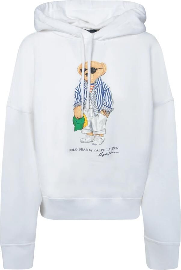 Polo Ralph Lauren Witte Sweatshirt Comfort Stijl Ss25 White Dames - Foto 5