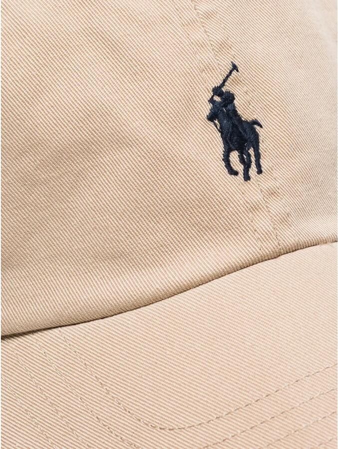 Polo Ralph Lauren Geborduurde Pony Beige Katoenen Hoed Beige - Foto 5