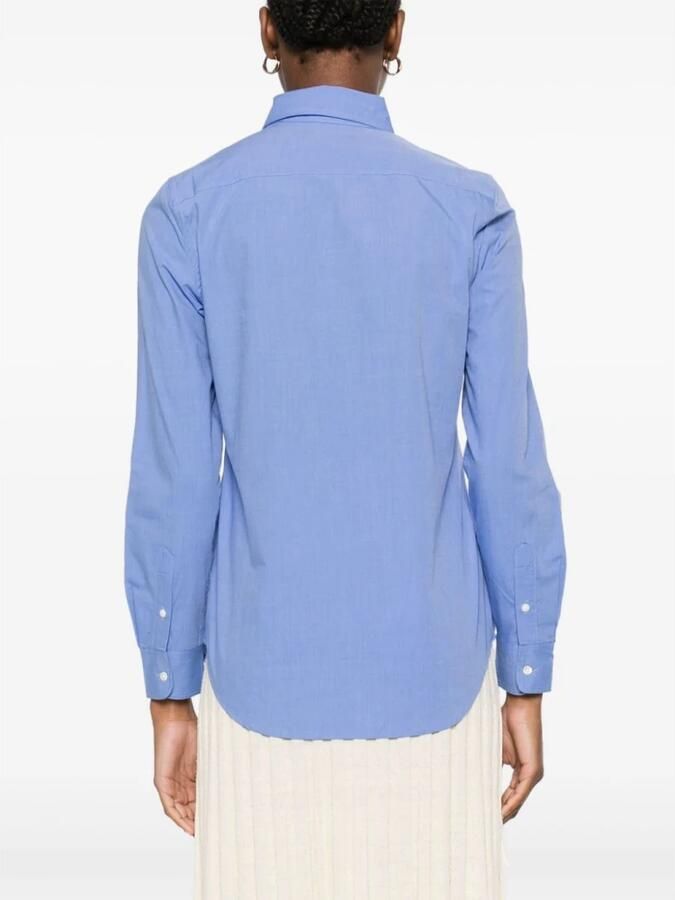 Polo Ralph Lauren Geborduurde Pony Button-Down Overhemden Blue Dames - Foto 3