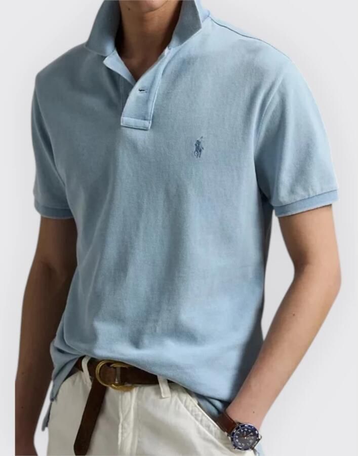 Polo Ralph Lauren Polo Shirt Korte Mouw POLO COUPE DROITE EN COTON BASIC MESH - Foto 2