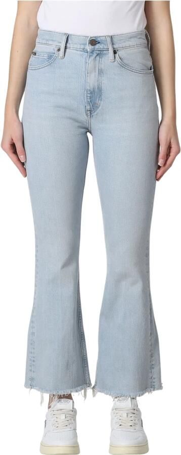 POLO Ralph Lauren high waist flared jeans light blue denim - Foto 2