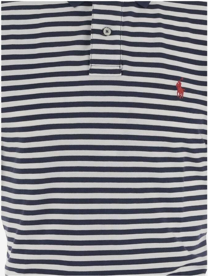 Polo Ralph Lauren Slim Fit Gestreept Katoenen Poloshirt Multicolor Heren