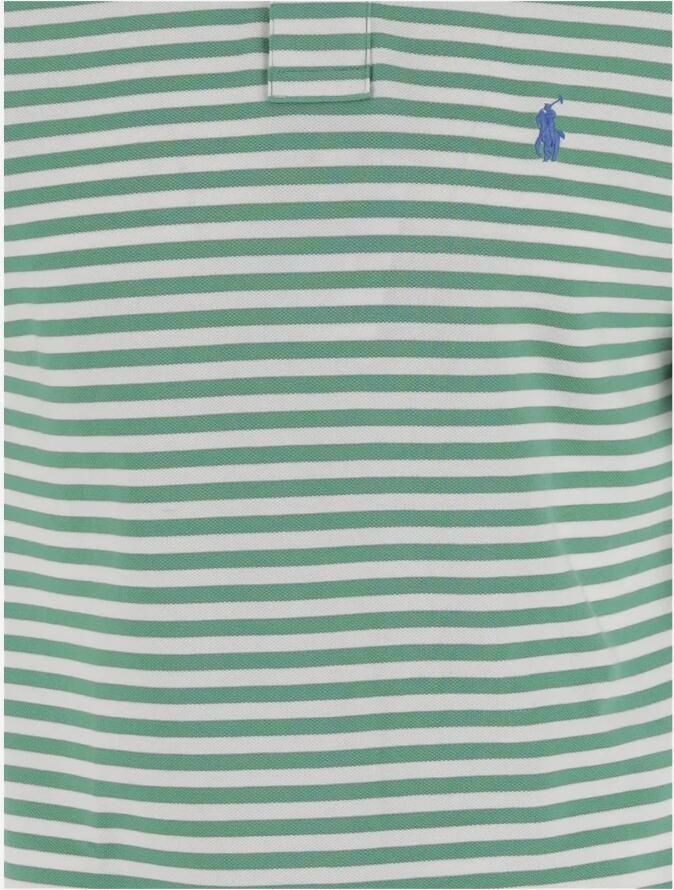 Polo Ralph Lauren Gestreept katoenen poloshirt Green Heren