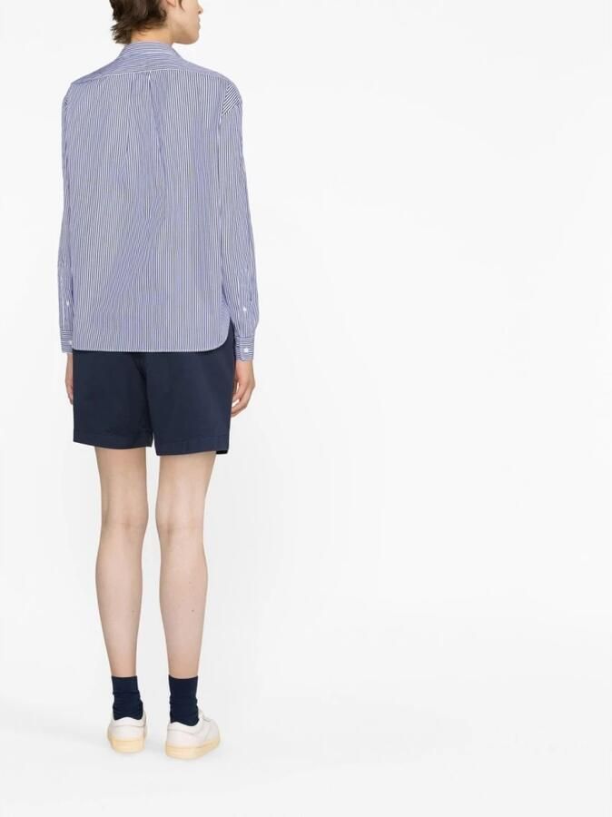 Polo Ralph Lauren Gestreept katoenen overhemd met asymmetrische zoom Multicolor Dames - Foto 3