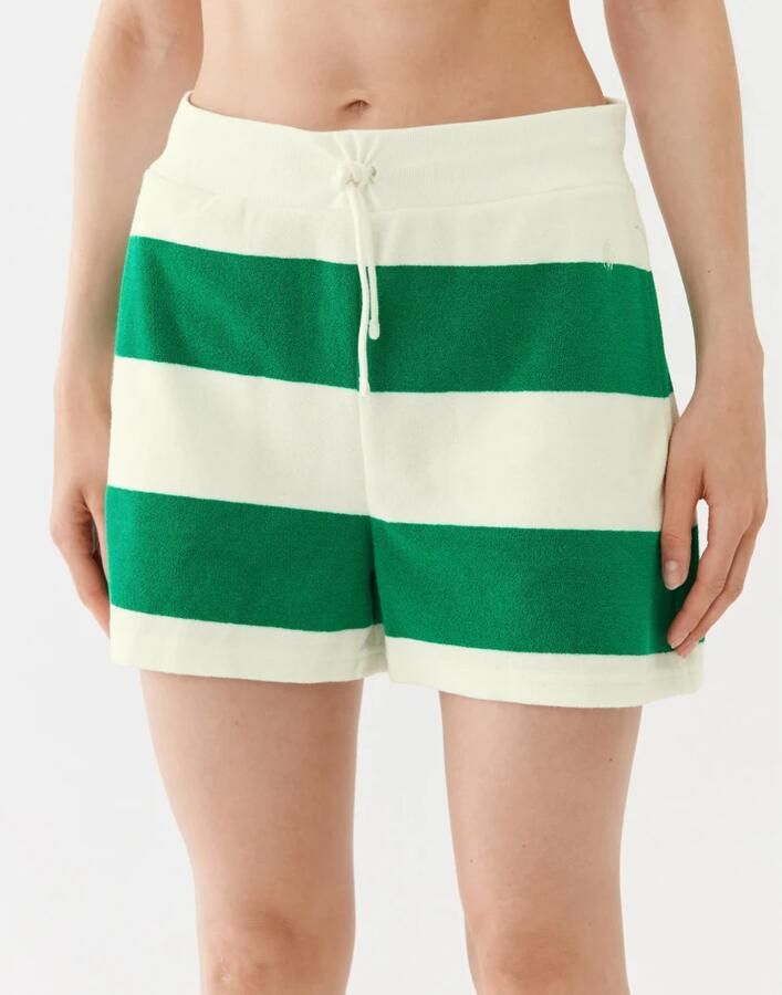 Polo Ralph Lauren Gestreepte Rugby Logo Shorts Multicolor Katoen Multicolor Dames - Foto 3