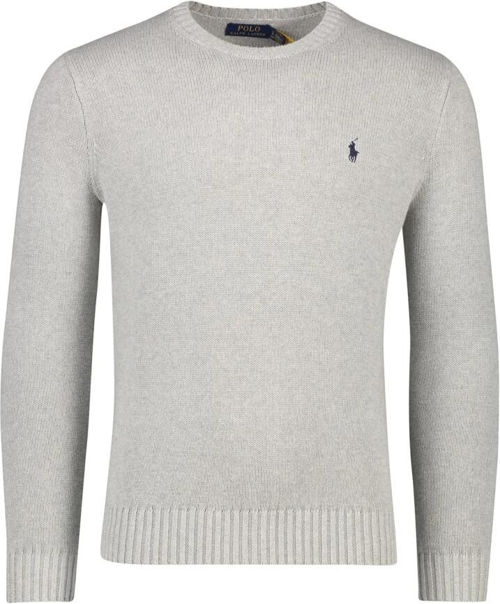 Polo Ralph Lauren Ralph Lauren sweater ronde hals Slim Fit grijs - Foto 4