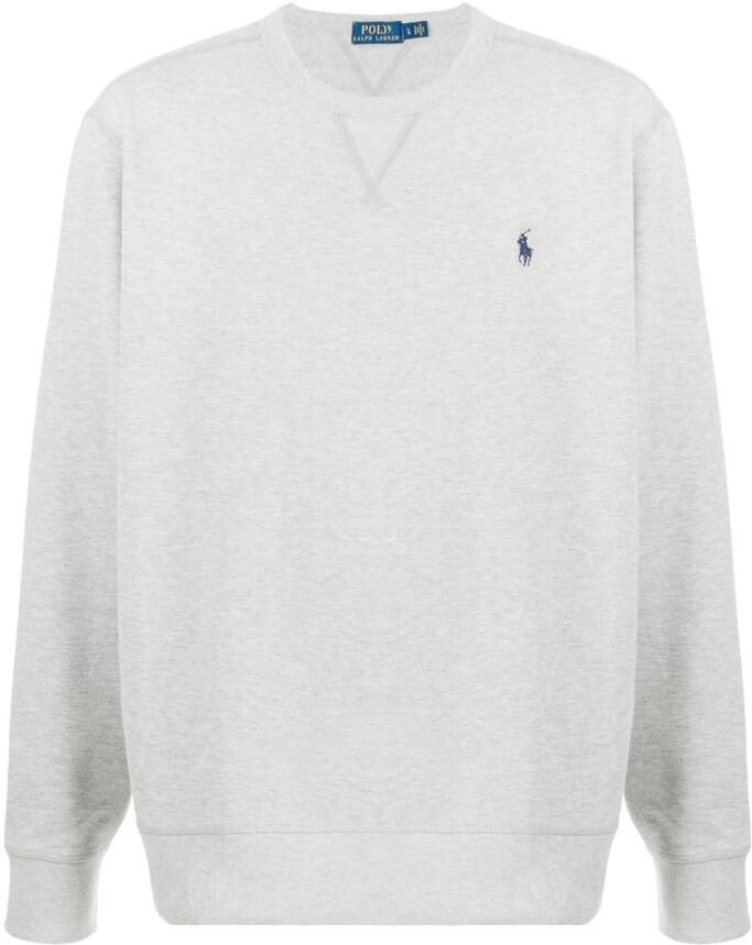 Ralph Lauren Comfortabele Grijze Heather Longsleeve Gebreide Trui Grijs Heren - Foto 5