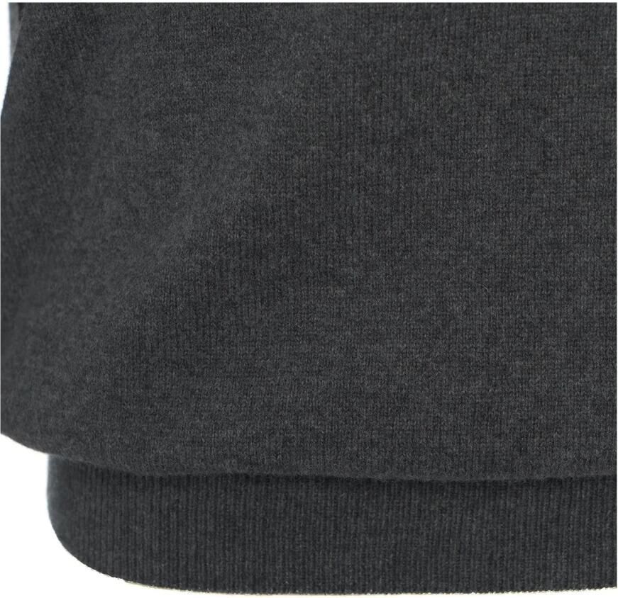 Polo Ralph Lauren Gebreide pullover van wol met opstaande kraag en ritssluiting