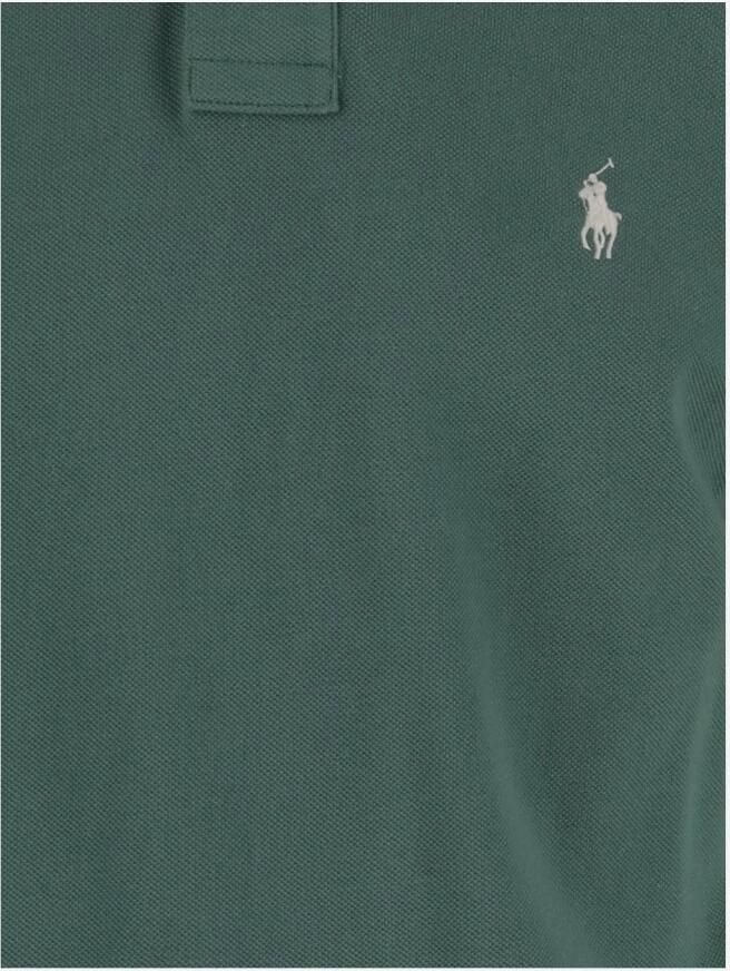 Polo Ralph Lauren Groene Polo T-shirt met Pony Borduurwerk Green Heren - Foto 2