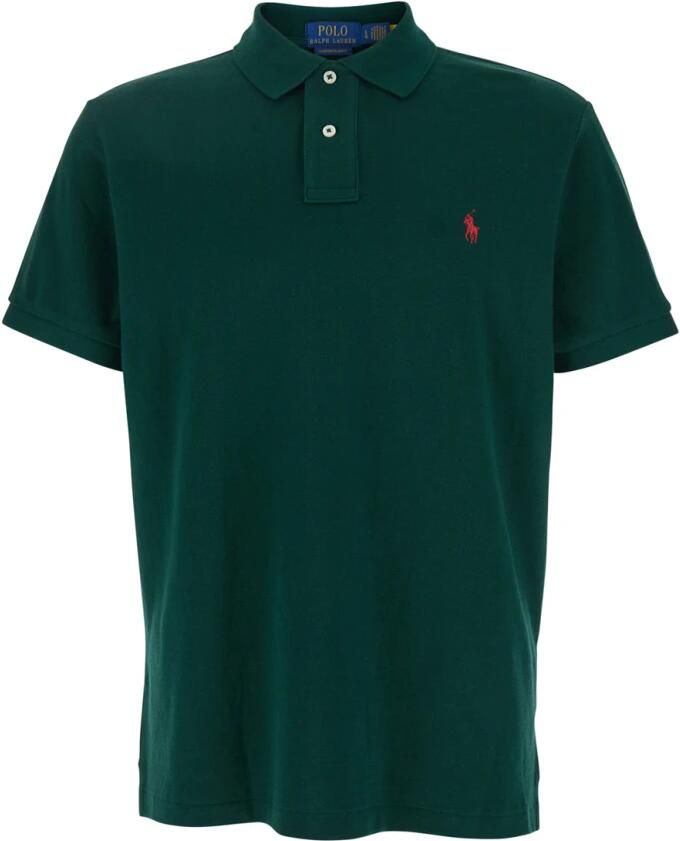 Polo Ralph Lauren Polo Shirt Korte Mouw POLO AJUSTE DROIT EN COTON BASIC MESH - Foto 2