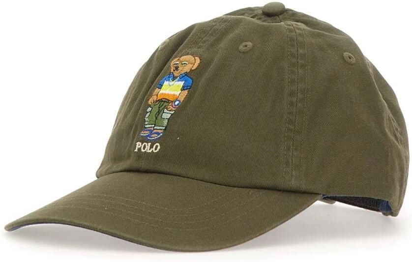 Polo Ralph Lauren Groene Baseballpet met Beerlogo Green Heren - Foto 3