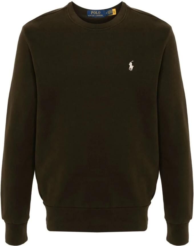Polo Ralph Lauren Groene Crewneck Sweater met Geborduurde Pony Green Heren
