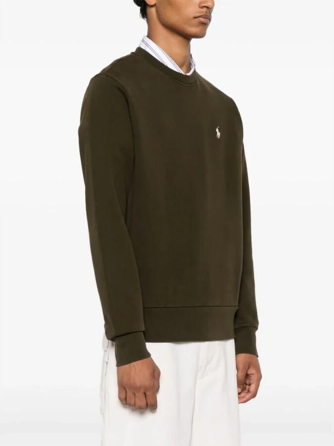 Polo Ralph Lauren Groene Crewneck Sweater met Geborduurde Pony Green Heren - Foto 3