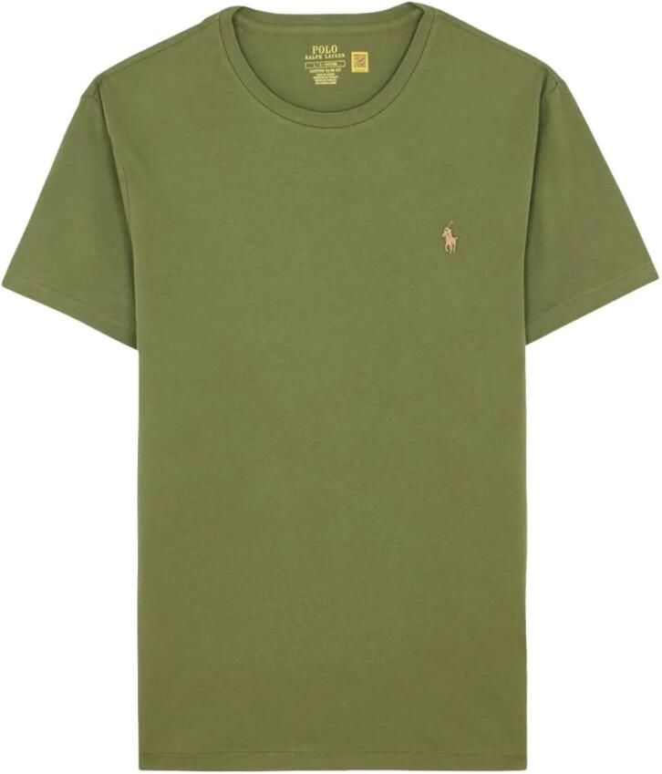 Polo Ralph Lauren Groene Katoenen Crew Neck T-shirt Green Heren - Foto 3