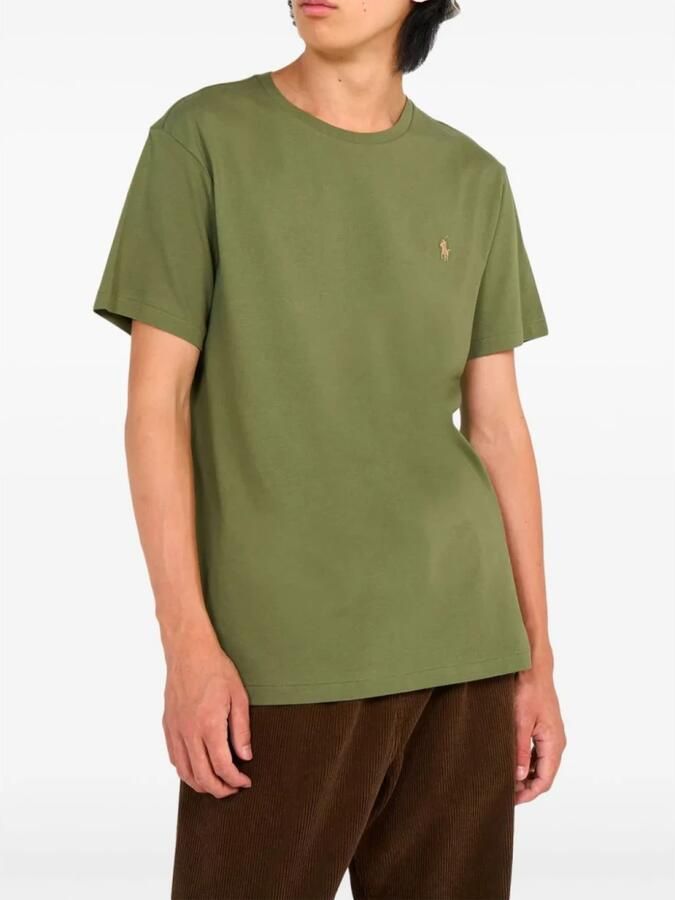 Polo Ralph Lauren Groene Katoenen Crew Neck T-shirt Green Heren