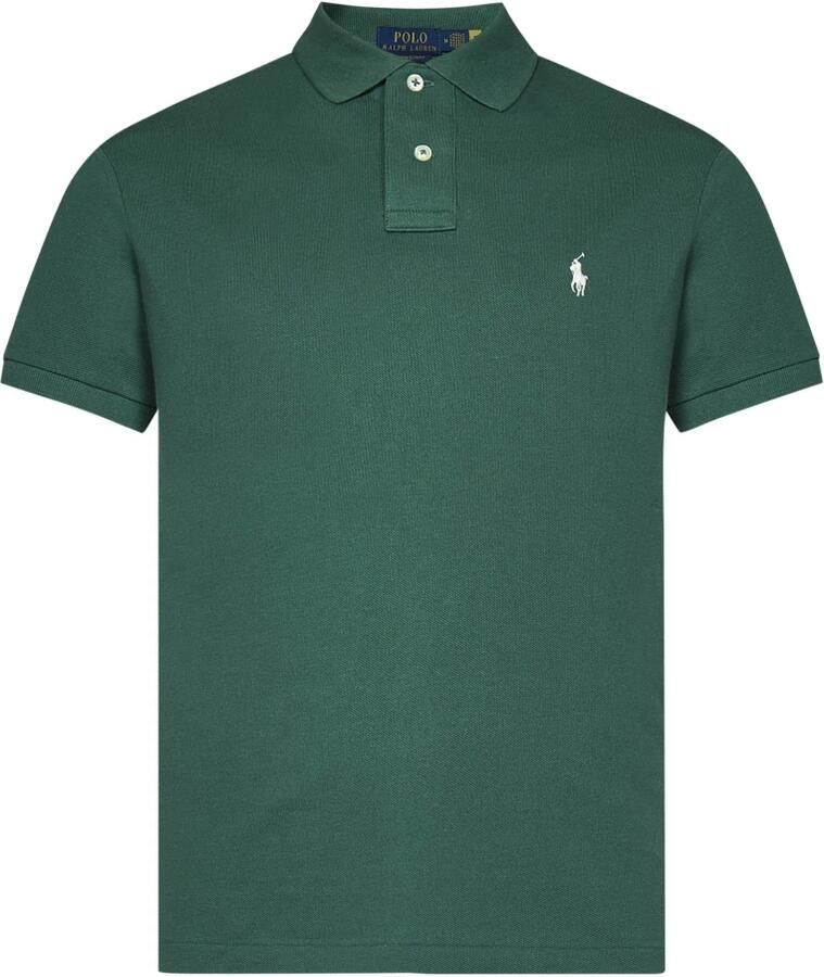 Polo Ralph Lauren Groene Polo T-shirt met Pony Borduurwerk Green Heren