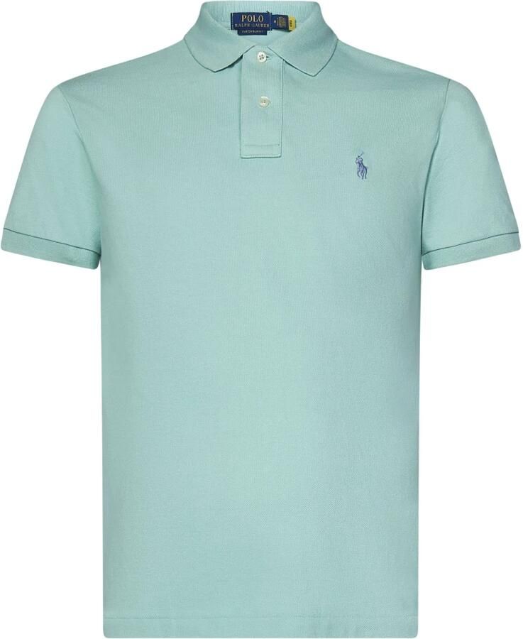 Polo Ralph Lauren Groene Polo T-shirt met Pony Borduurwerk Green Heren
