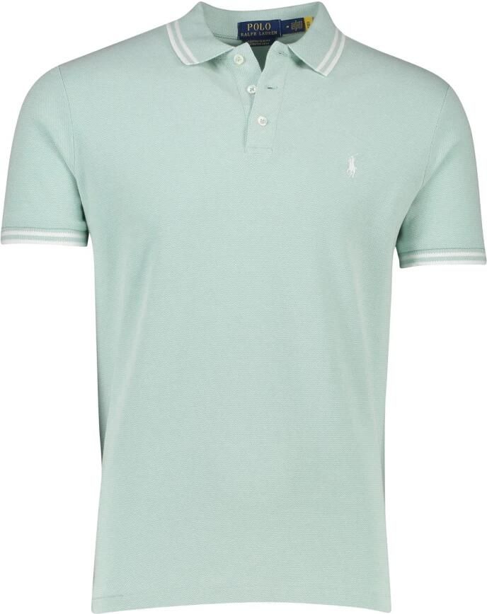 Polo Ralph Lauren Groene slim fit polo met korte mouwen Green Heren