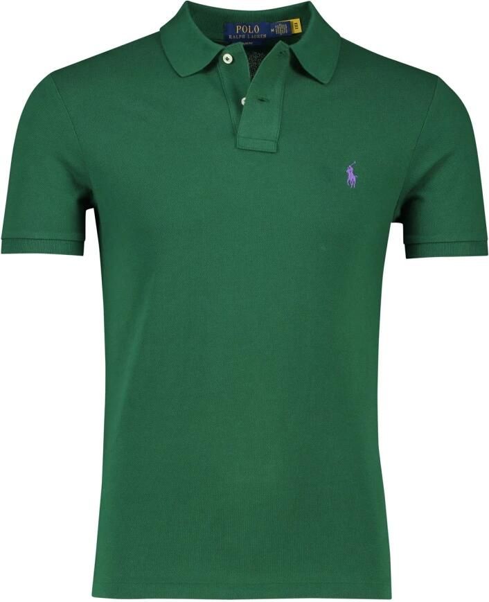 Polo Ralph Lauren Groene slim fit poloshirt korte mouw Green Heren - Foto 5