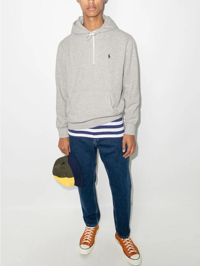 Polo Ralph Lauren Fleece Hoodie Hoodies Heren grey maat: XXL beschikbare maaten:L XL XXL - Foto 4