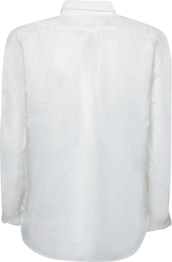Polo Ralph Lauren Loose fit overhemdblouse van puur linnen met knoopsluiting - Foto 8