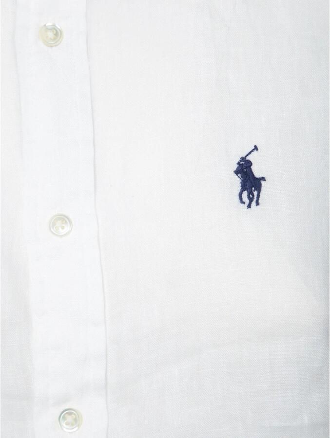 Polo Ralph Lauren Loose fit overhemdblouse van puur linnen met knoopsluiting