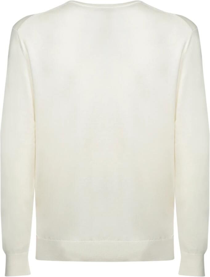 Polo Ralph Lauren Gebreide pullover van een mix van katoen en kasjmier met logostitching