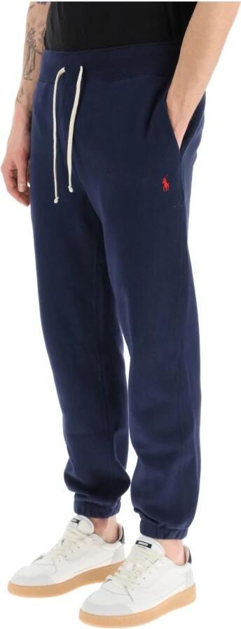 Ralph Lauren Marineblauwe Fleece Trainingspak Broek voor Heren Blauw Heren - Foto 5