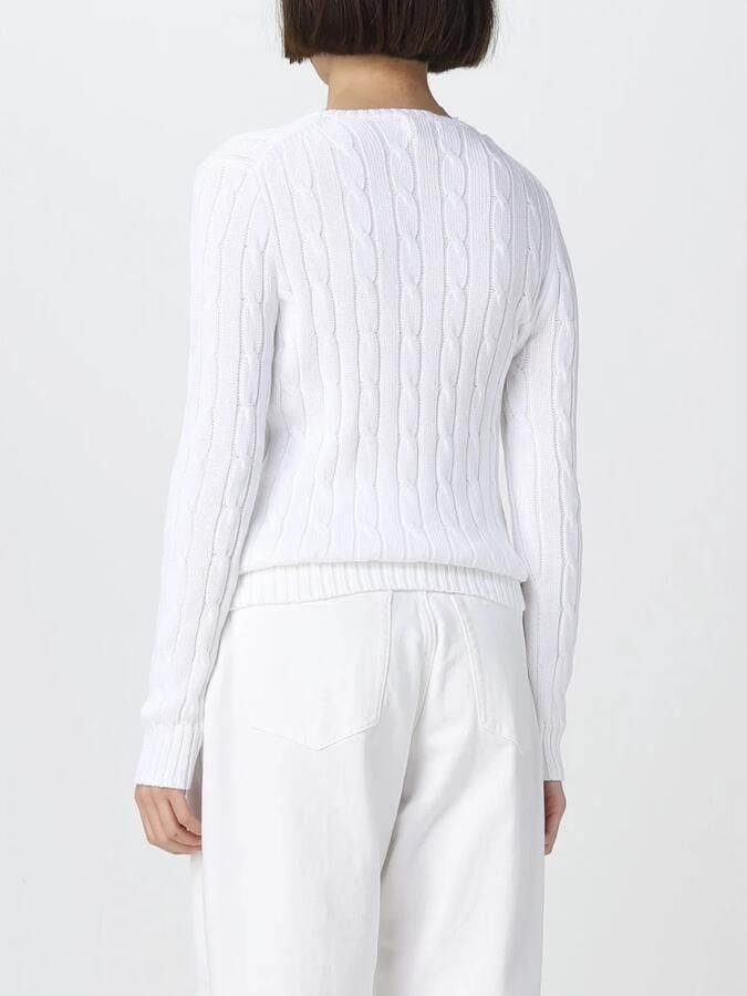 Ralph Lauren Juliana Pullover: Stijlvol en Comfortabel Gebreid White