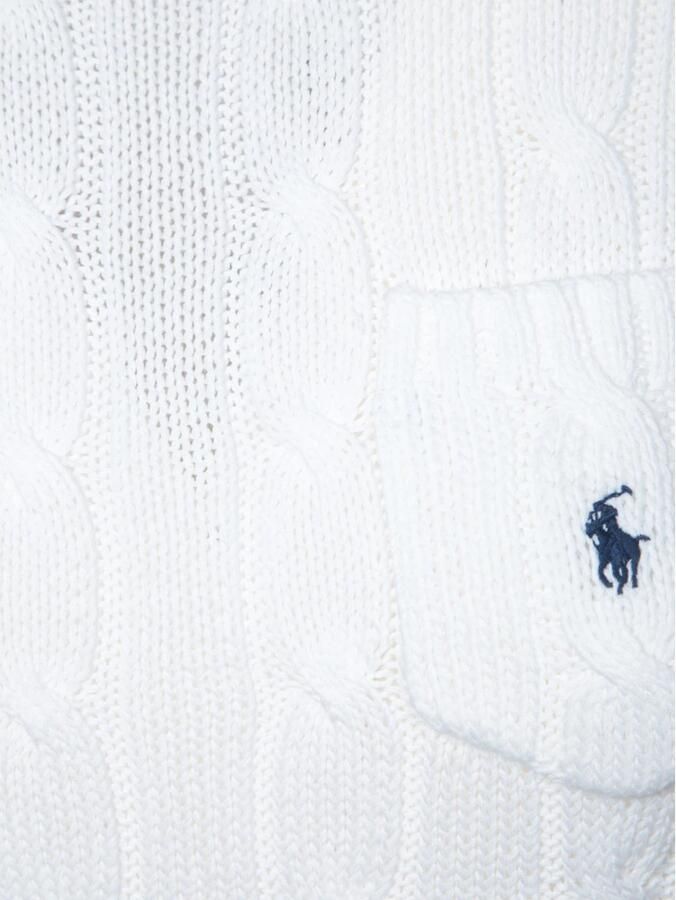 Polo Ralph Lauren Witte Gebreide T-shirt met Pony Logo White Dames - Foto 3