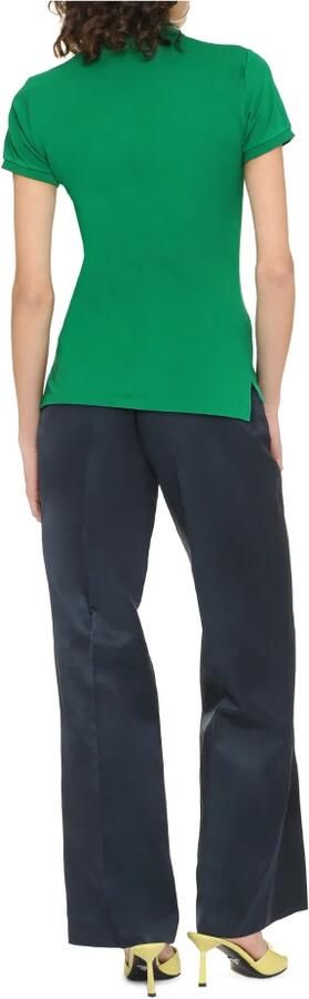 Polo Ralph Lauren Poloshirt van puur katoen met labelstitching model 'JULIE' - Foto 8