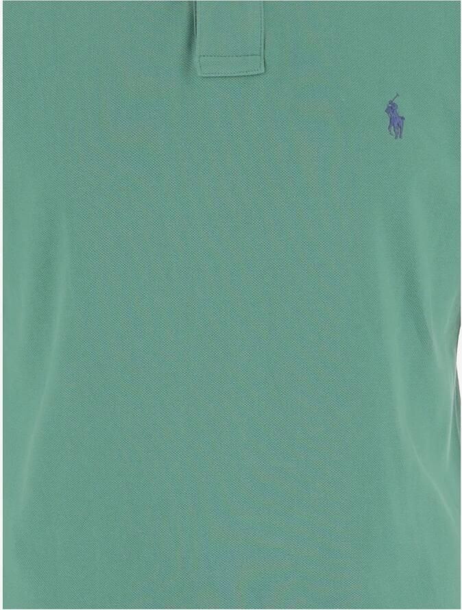 Polo Ralph Lauren Katoenen Klassieke Polo Shirt Groen Green Heren