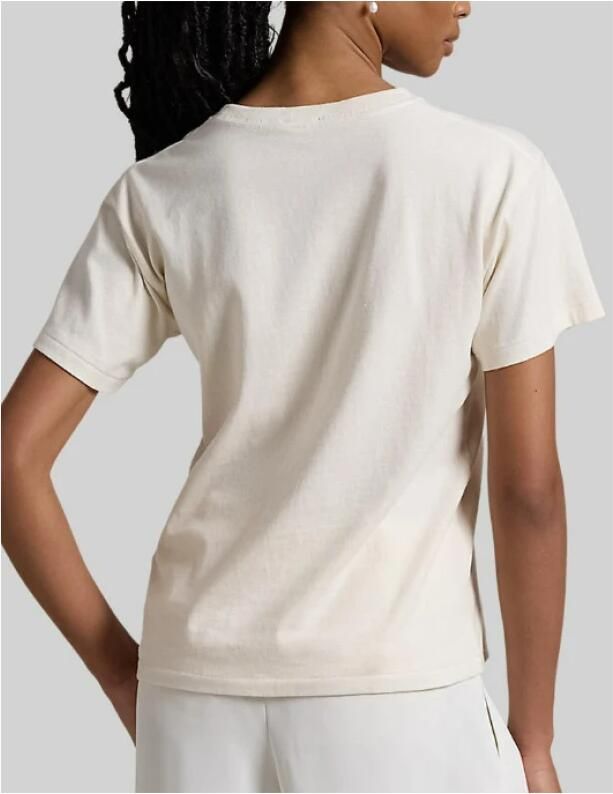Ralph Lauren shirts & tops Crmy br tee short sleeve Tshir White Dames - Foto 3
