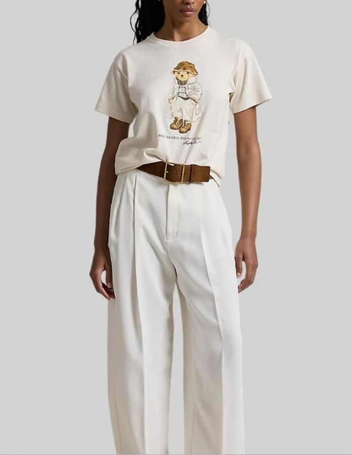 Ralph Lauren shirts & tops Crmy br tee short sleeve Tshir White Dames - Foto 2