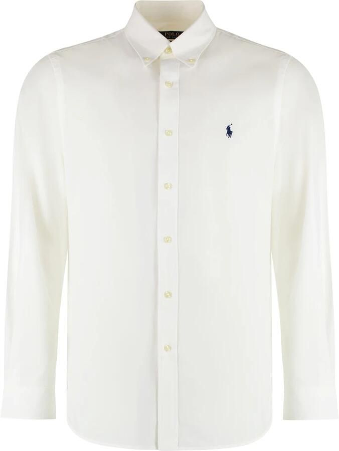 Ralph Lauren Witte Seersucker Overhemd Button-Down Kraag White Heren - Foto 4