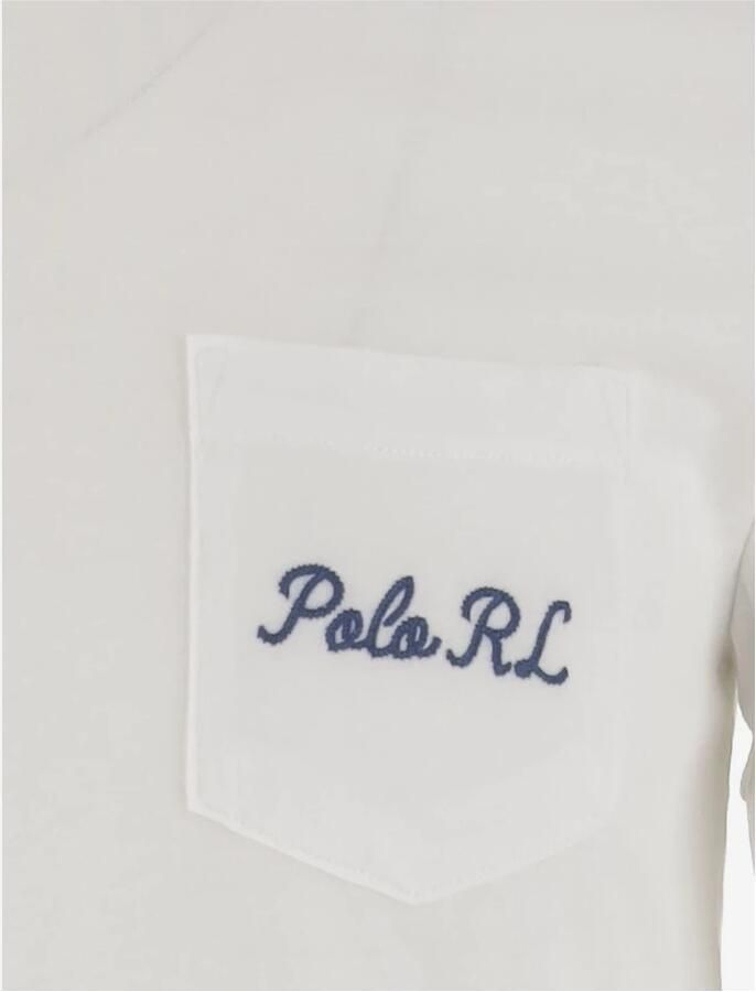 Polo Ralph Lauren Wit Poloshirt Stijlvol Logo Borduurwerk White Heren - Foto 5