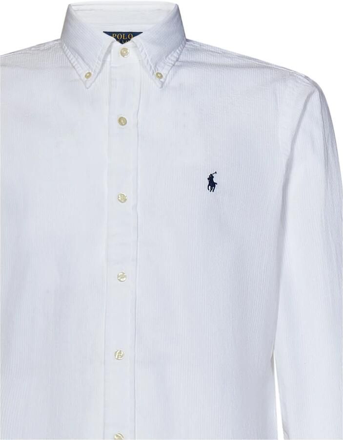 Polo Ralph Lauren Overhemd Lange Mouw CHEMISE COUPE DROITE EN SEERSUCKER - Foto 3