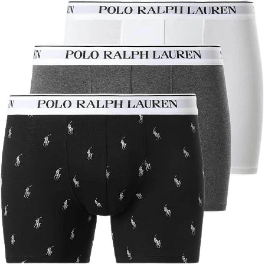 Polo Ralph Lauren Underwear Broek met elastische band met logo in een set van 3 stuks - Foto 3