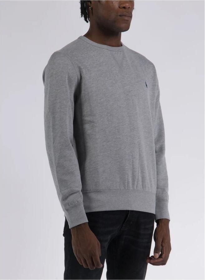 Ralph Lauren Comfortabele Grijze Heather Longsleeve Gebreide Trui Grijs Heren - Foto 4