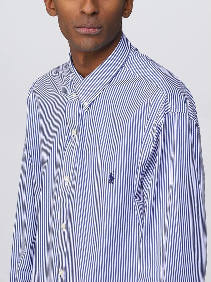 Polo Ralph Lauren Gestreept katoenen overhemd met button-down kraag Blue Heren - Foto 4