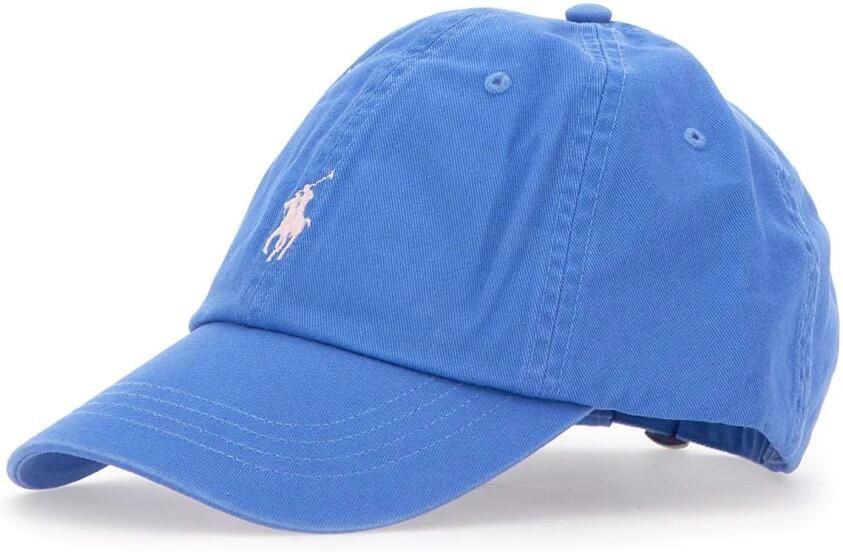 Polo Ralph Lauren Blauwe Katoenen Chino Ball Cap met Geborduurd Pony Blue Heren - Foto 4