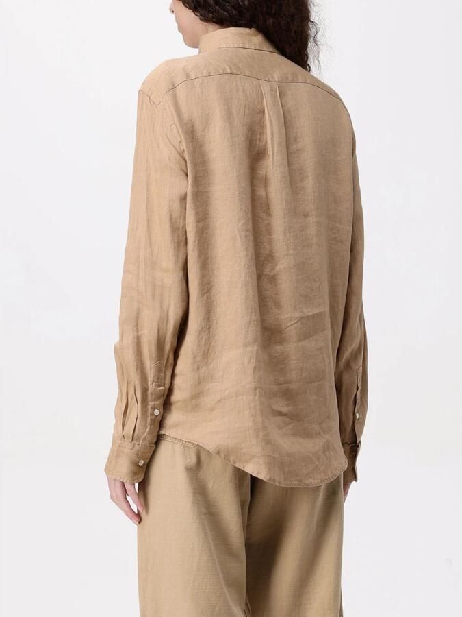 Polo Ralph Lauren Loose fit overhemdblouse van puur linnen met knoopsluiting - Foto 5