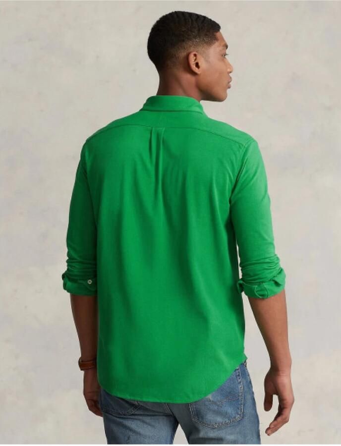 Polo Ralph Lauren Custom fit linnen overhemd met labelstitching - Foto 4