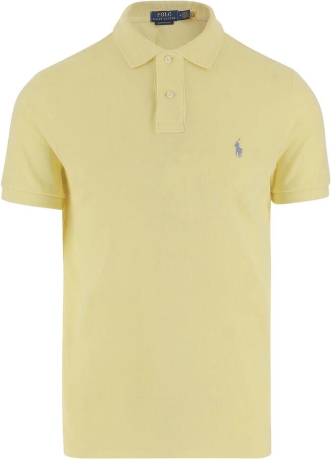 Polo Ralph Lauren Klassieke Katoenen Poloshirt Geel Yellow Heren - Foto 3