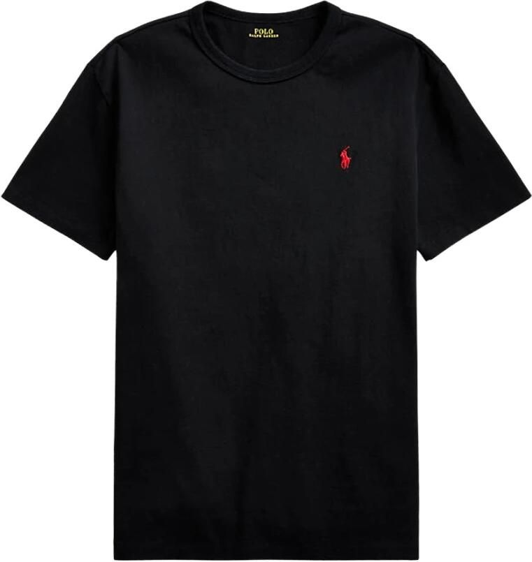 Polo Ralph Lauren Klassieke pasvorm katoenen T-shirt met logo Black Heren - Foto 2