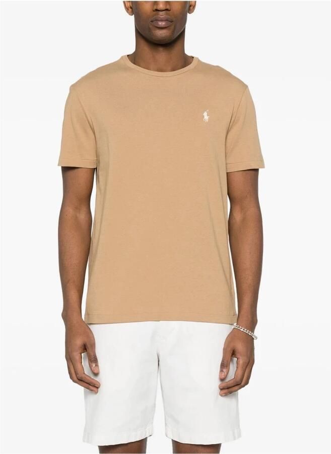 Polo Ralph Lauren Bruin Slim Fit Katoenen T-shirt Brown Heren - Foto 5