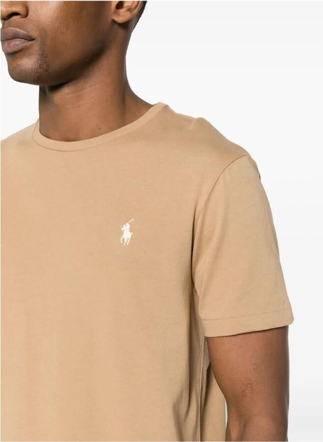 Polo Ralph Lauren Bruin Slim Fit Katoenen T-shirt Brown Heren - Foto 3