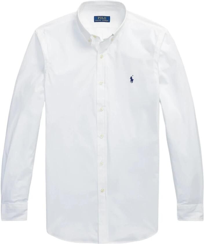 Ralph Lauren Verfijnd Slim-Fit Katoenen Stretch Overhemd White Heren - Foto 6
