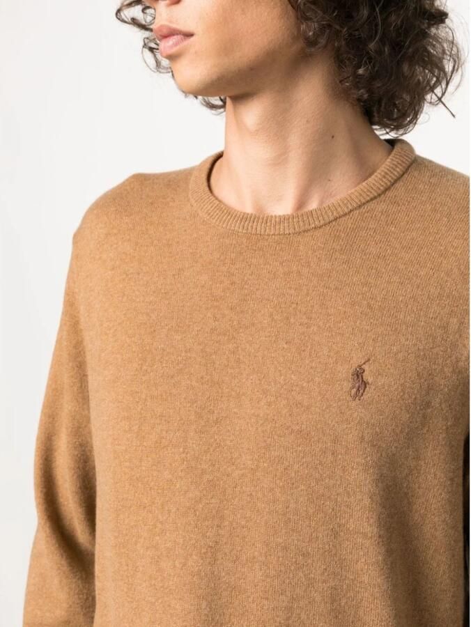 Polo Ralph Lauren Bruine Sweaters LS CN Pp-Lange Mouwen-Pullover Brown Heren - Foto 6