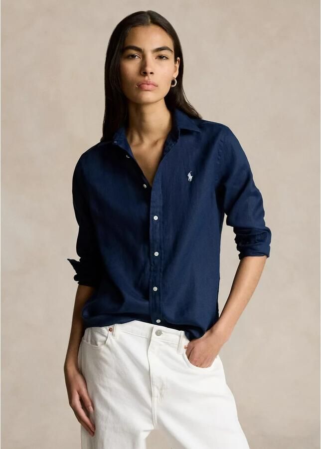 Polo Ralph Lauren Blouse met normaal model knoopsluiting en logo-applicatie - Foto 4
